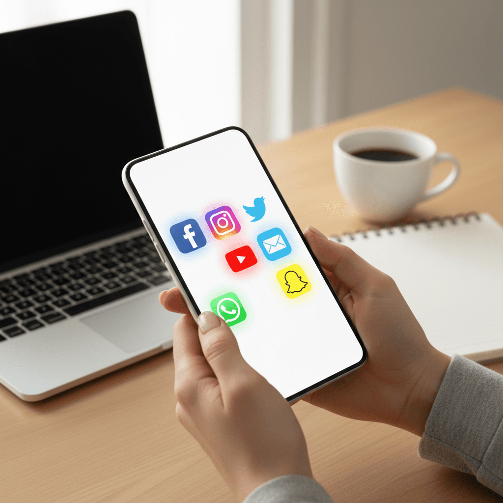 Social media content for an active campaign